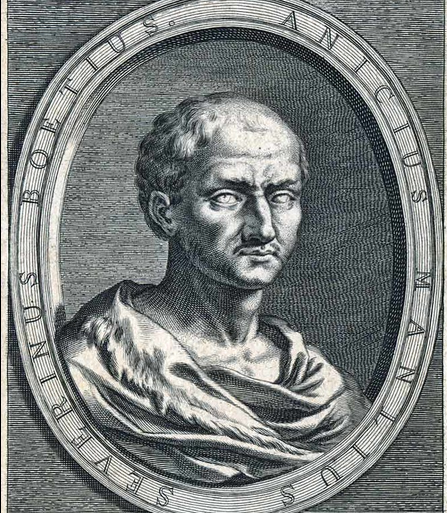 صورة المؤلف بوثيوس