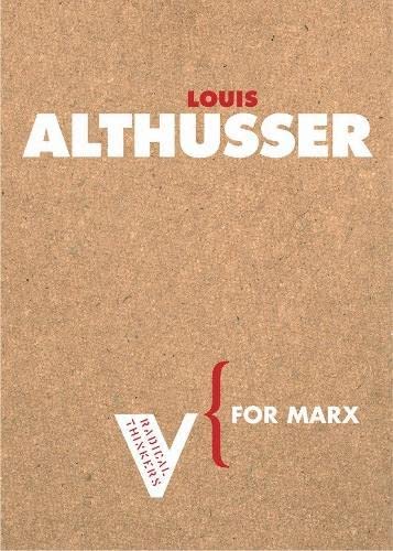 Book cover of For Marx by Louis Althusser Book cover of For Marx by Louis Althusser