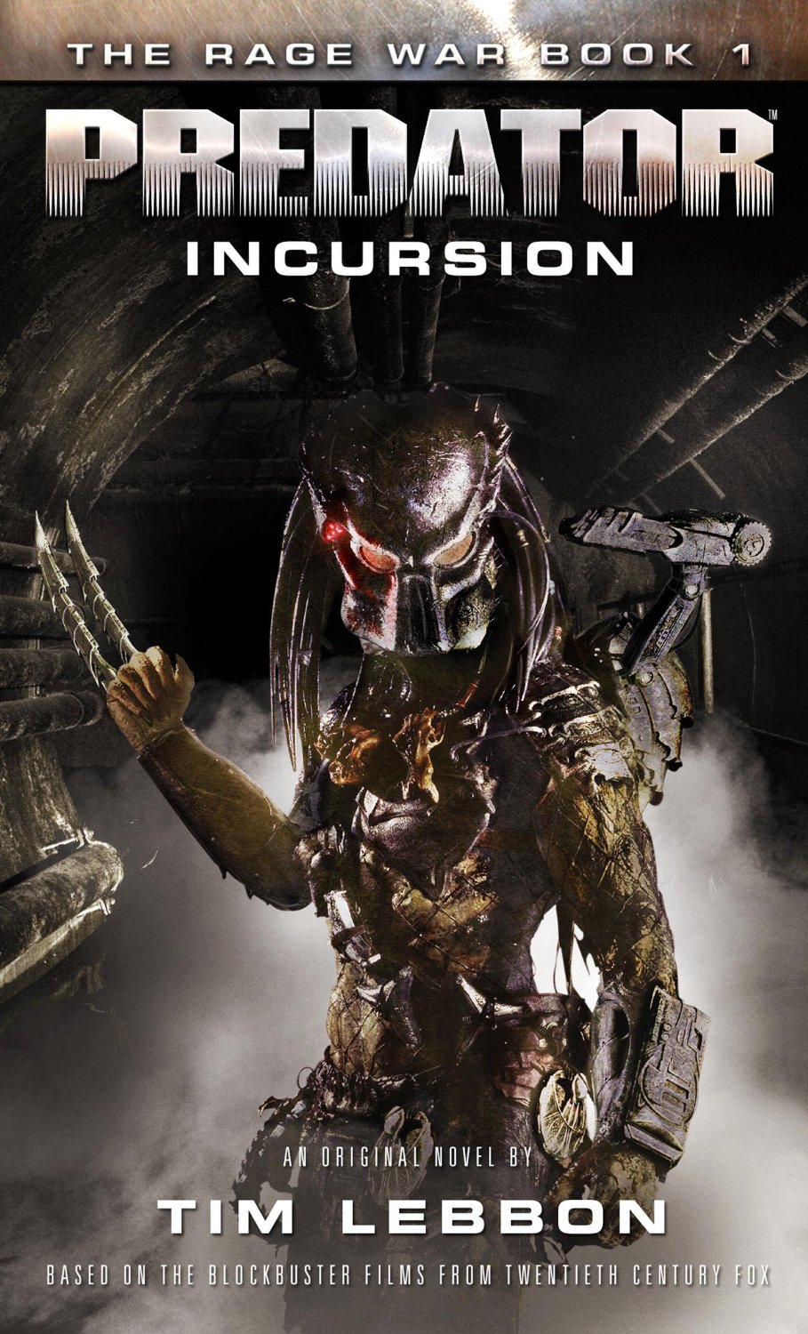 Book cover of Predator: Incursion by Tim Lebbon Book cover of Predator: Incursion by Tim Lebbon