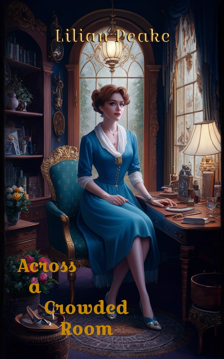 Book cover of Across a Crowded Room by Lilian Peake Book cover of Across a Crowded Room by Lilian Peake