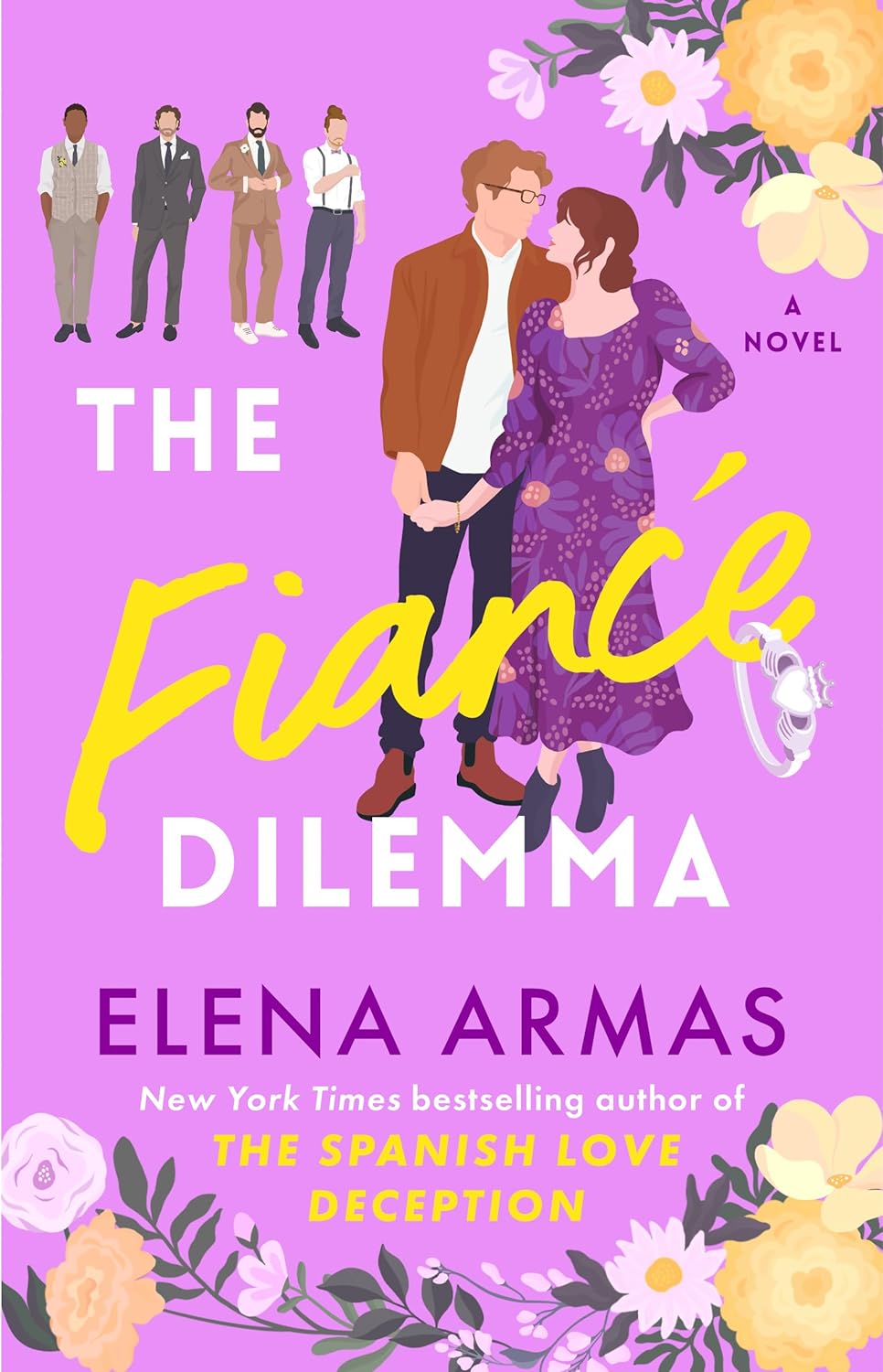 Book cover of The Fiancé Dilemma by Elena Armas Book cover of The Fiancé Dilemma by Elena Armas