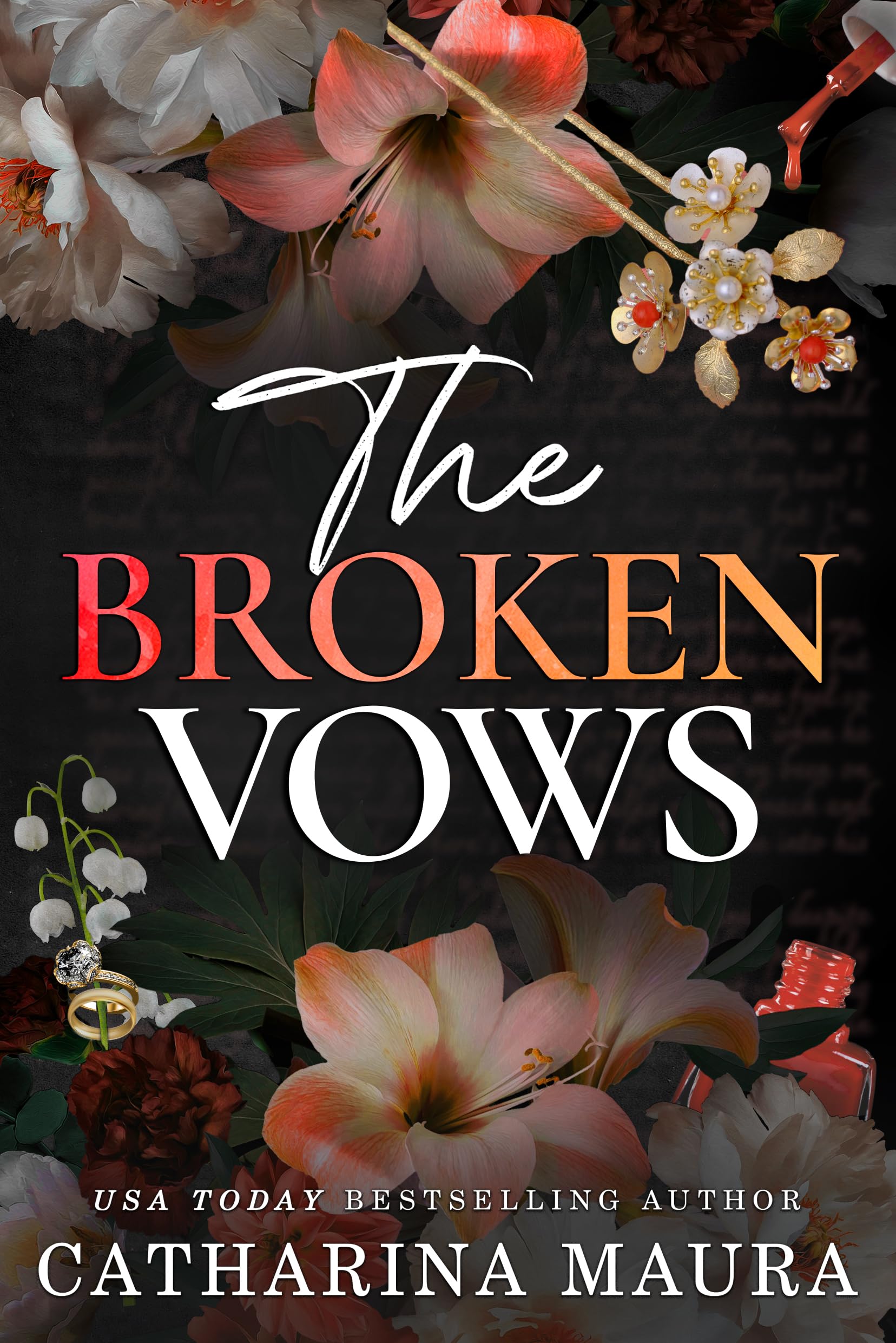 Book cover of The Broken Vows by Catharina Maura Book cover of The Broken Vows by Catharina Maura
