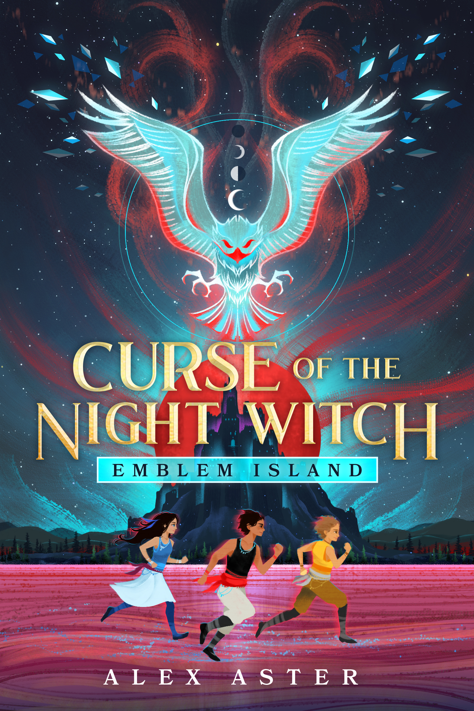 Book cover of Curse of the Night Witch by Alex Aster Book cover of Curse of the Night Witch by Alex Aster