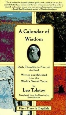 Book cover of A Calendar of Wisdom by Leo Tolstoy Book cover of A Calendar of Wisdom by Leo Tolstoy