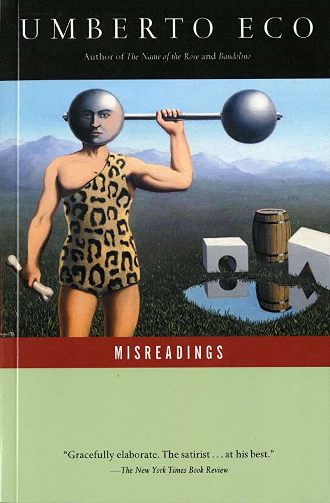 Book cover of Misreadings by Umberto Eco Book cover of Misreadings by Umberto Eco