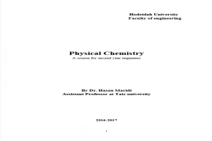 Book cover of physical chemistry by Dr. Hasan Maridi Book cover of physical chemistry by Dr. Hasan Maridi