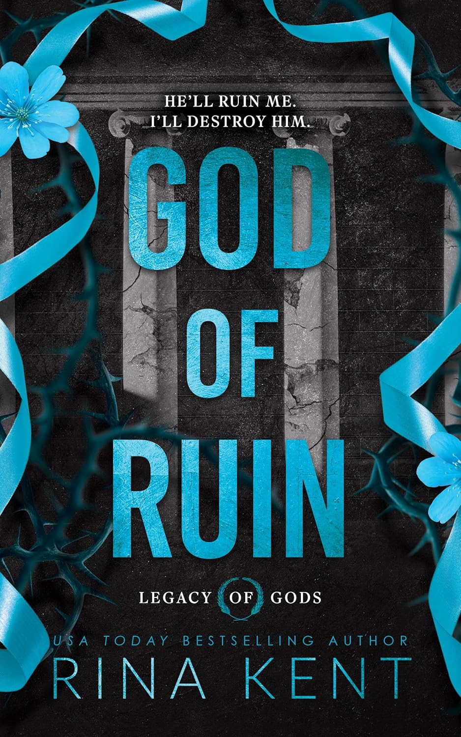 Book cover of God of Ruin by Rina Kent Book cover of God of Ruin by Rina Kent