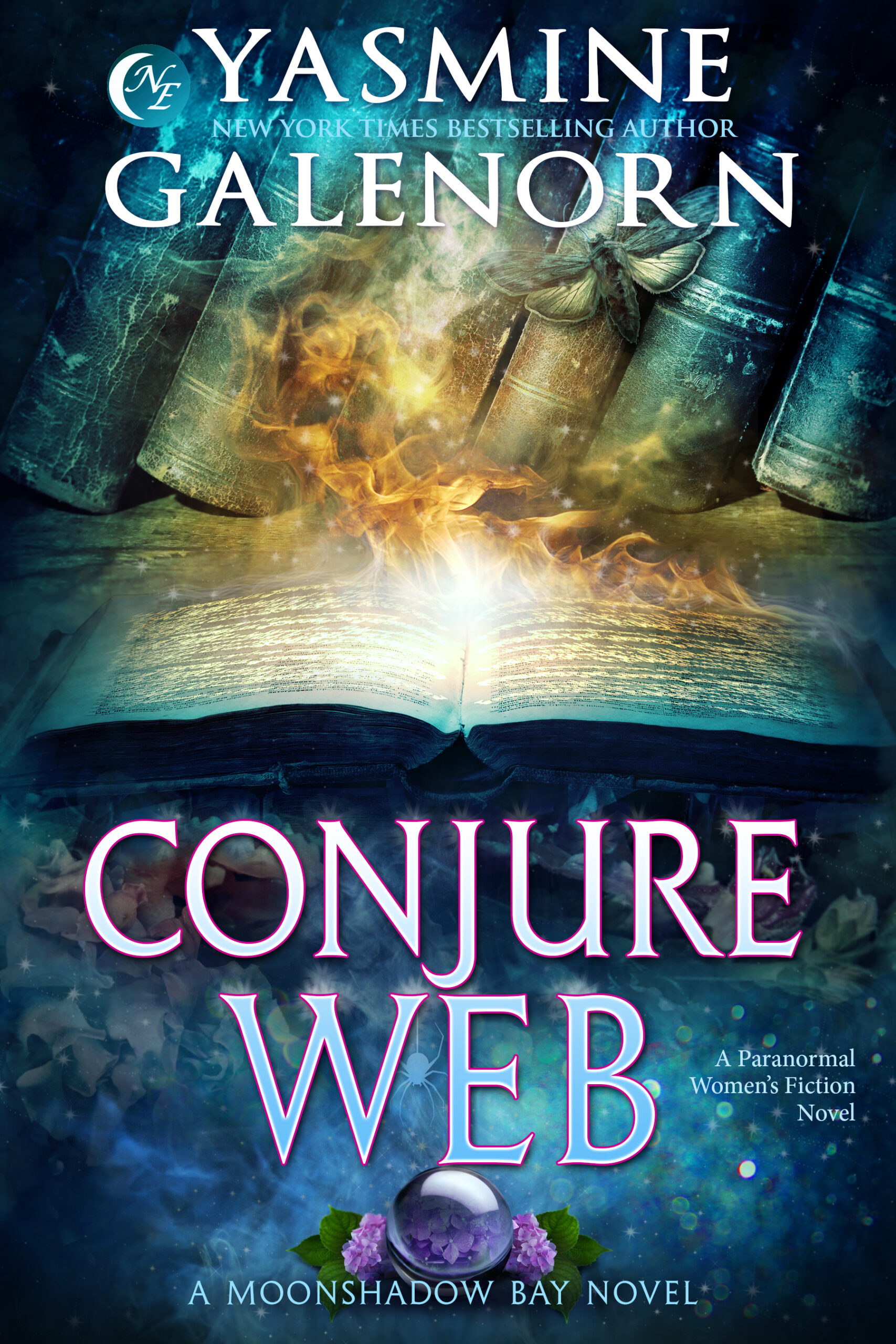 Book cover of Conjure Web by Yasmine Galenorn Book cover of Conjure Web by Yasmine Galenorn