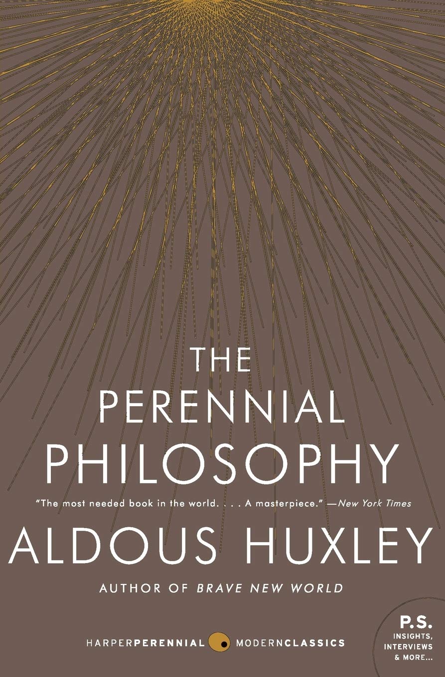 Book cover of The Perennial Philosophy by Aldous Huxley Book cover of The Perennial Philosophy by Aldous Huxley