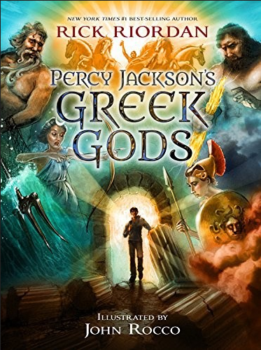 Book cover of Percy Jackson's Greek Gods by Rick Riordan Book cover of Percy Jackson's Greek Gods by Rick Riordan
