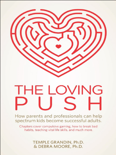 Book cover of The Loving Push by Temple Grandin Book cover of The Loving Push by Temple Grandin