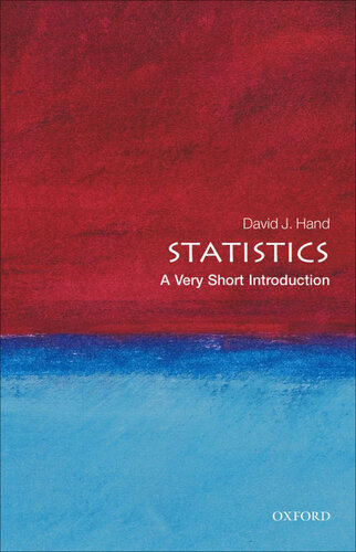 Book cover of Statistics: a very short introduction by David Hand Book cover of Statistics: a very short introduction by David Hand