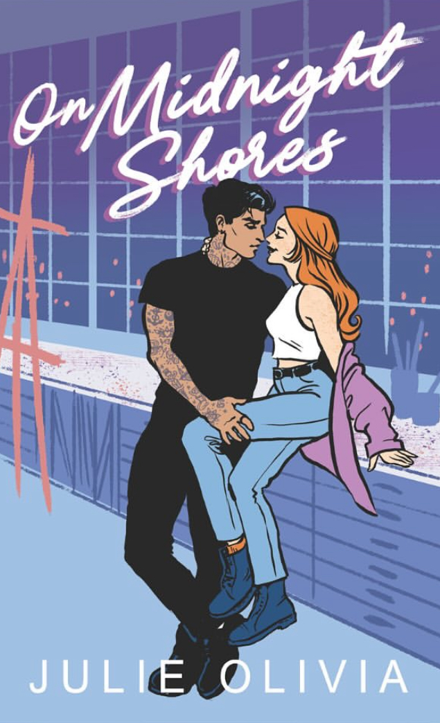Book cover of On Midnight Shores: Never Harbor by Julie Olivia Book cover of On Midnight Shores: Never Harbor by Julie Olivia