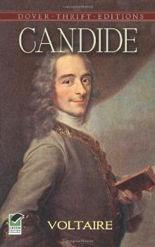 Book cover of Candide by Voltaire Book cover of Candide by Voltaire