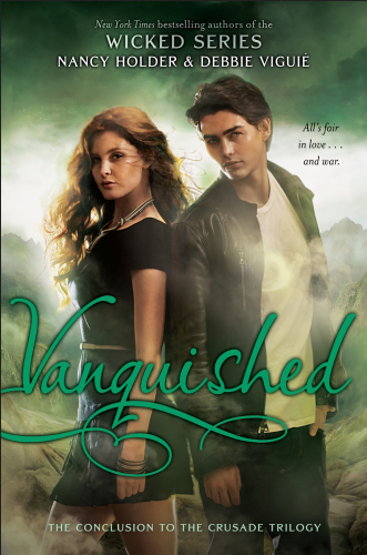 Book cover of Vanquished by Nancy Holder Book cover of Vanquished by Nancy Holder