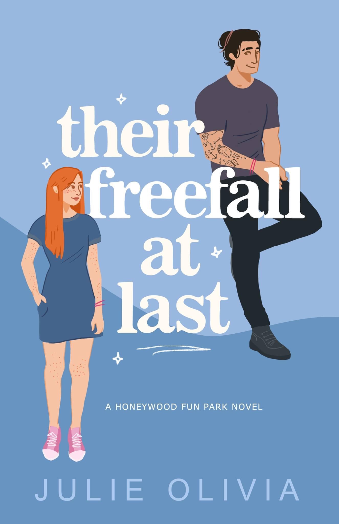 Book cover of Their Freefall At Last: Honeywood by Julie Olivia Book cover of Their Freefall At Last: Honeywood by Julie Olivia