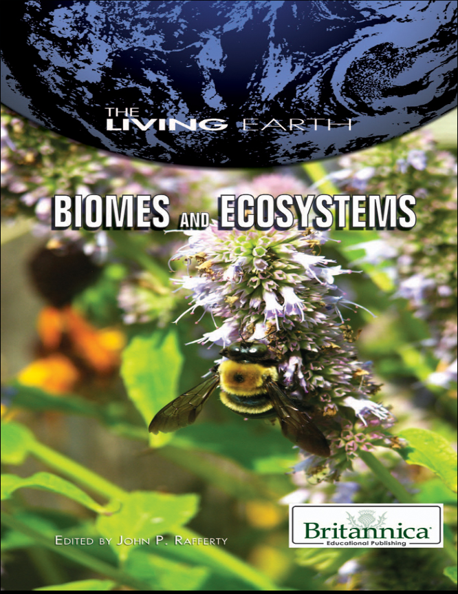 Book cover of Biomes and Ecosystems by John Rafferty Book cover of Biomes and Ecosystems by John Rafferty