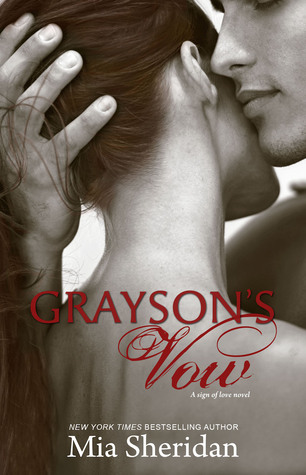 Book cover of Grayson's Vow by Mia Sheridan Book cover of Grayson's Vow by Mia Sheridan