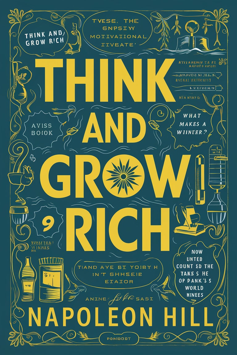 Book cover of Think And Grow Rich by Napoleon Hill Book cover of Think And Grow Rich by Napoleon Hill