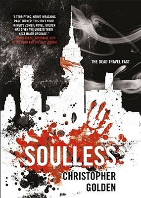Book cover of Soulless by Christopher Golden Book cover of Soulless by Christopher Golden