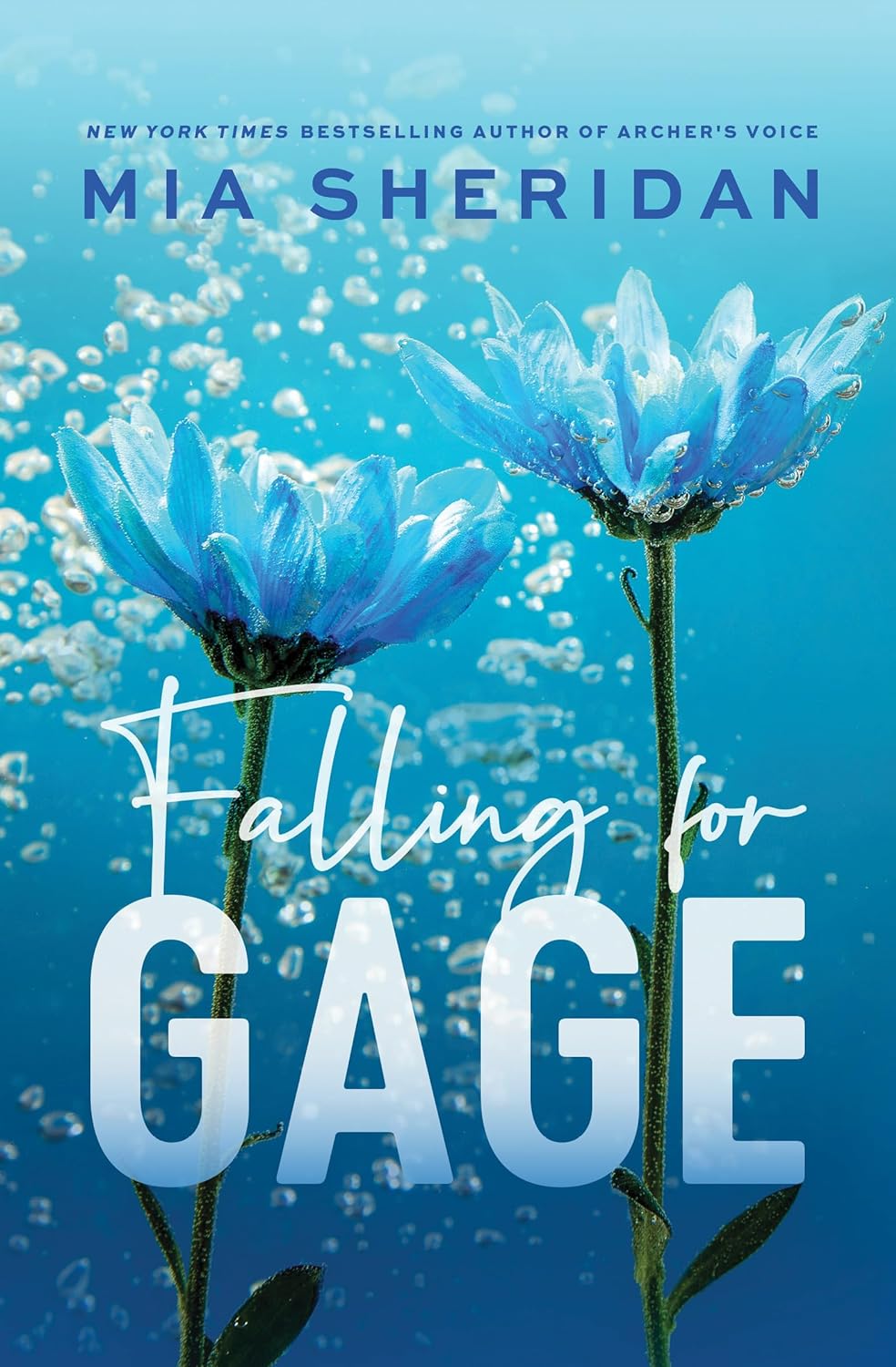 Book cover of Falling for Gage by Mia Sheridan Book cover of Falling for Gage by Mia Sheridan
