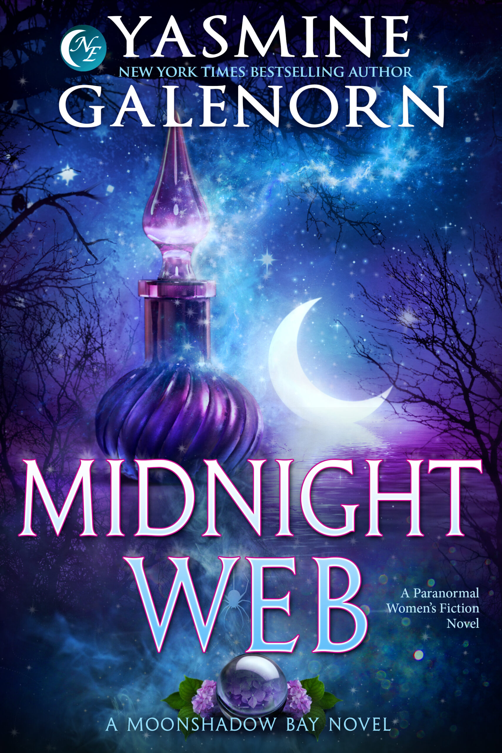 Book cover of Midnight Web by Yasmine Galenorn Book cover of Midnight Web by Yasmine Galenorn