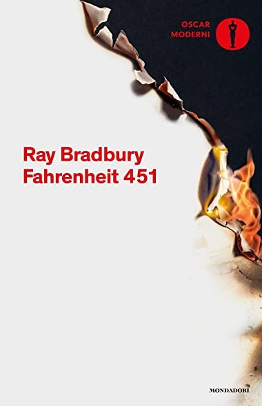 Book cover of Fahrenheit 451 by Ray Bradbury Book cover of Fahrenheit 451 by Ray Bradbury