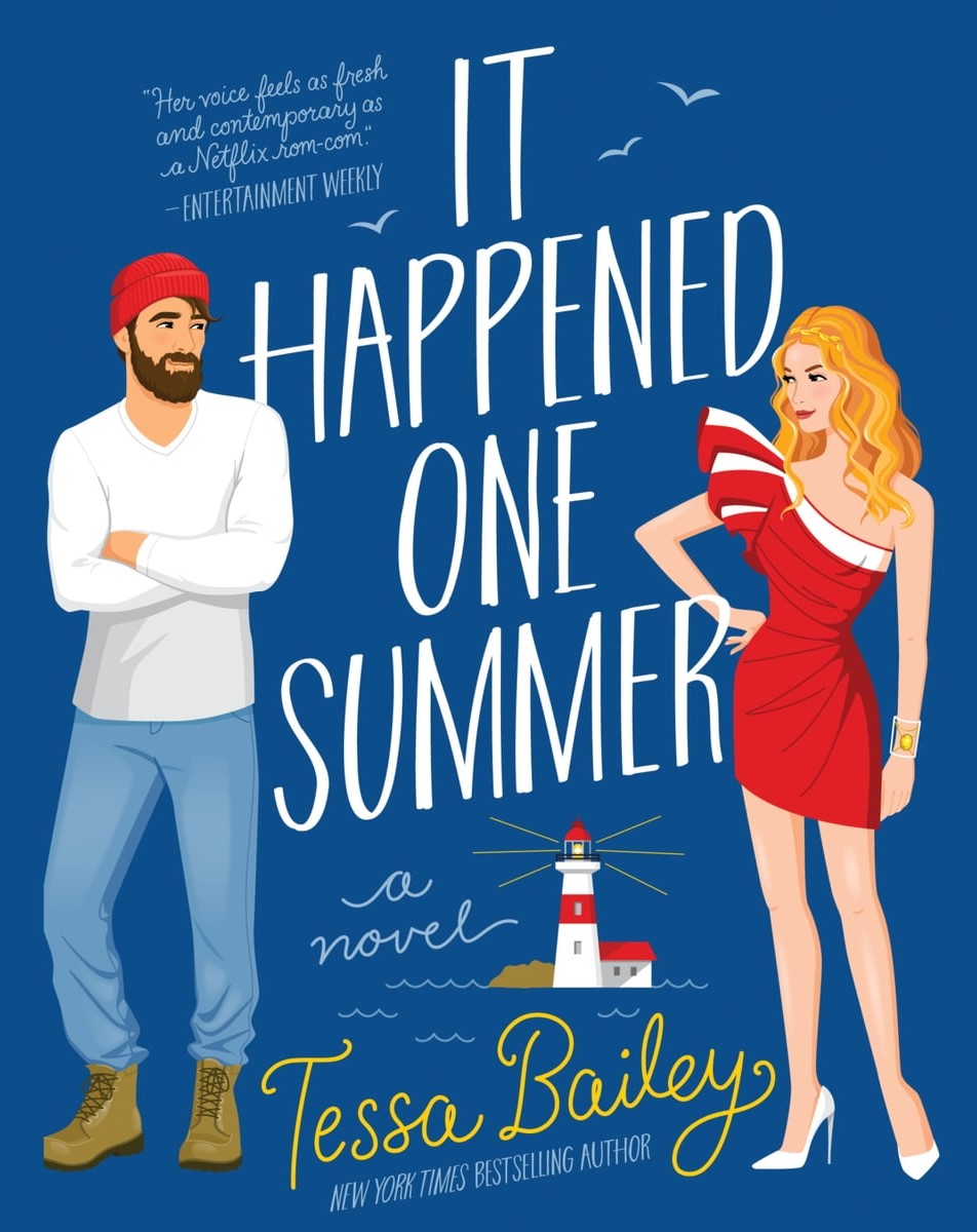 Book cover of It Happened One Summer by Tessa Bailey Book cover of It Happened One Summer by Tessa Bailey