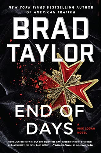 Book cover of End of Days by Brad Taylor Book cover of End of Days by Brad Taylor