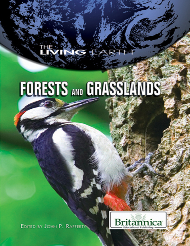Book cover of Forests and Grasslands by John Rafferty Book cover of Forests and Grasslands by John Rafferty