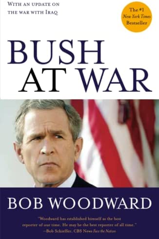 Book cover of Bush at War by Bob Woodward Book cover of Bush at War by Bob Woodward