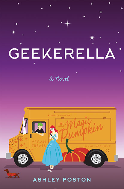 Book cover of Geekerella by Ashley Poston Book cover of Geekerella by Ashley Poston