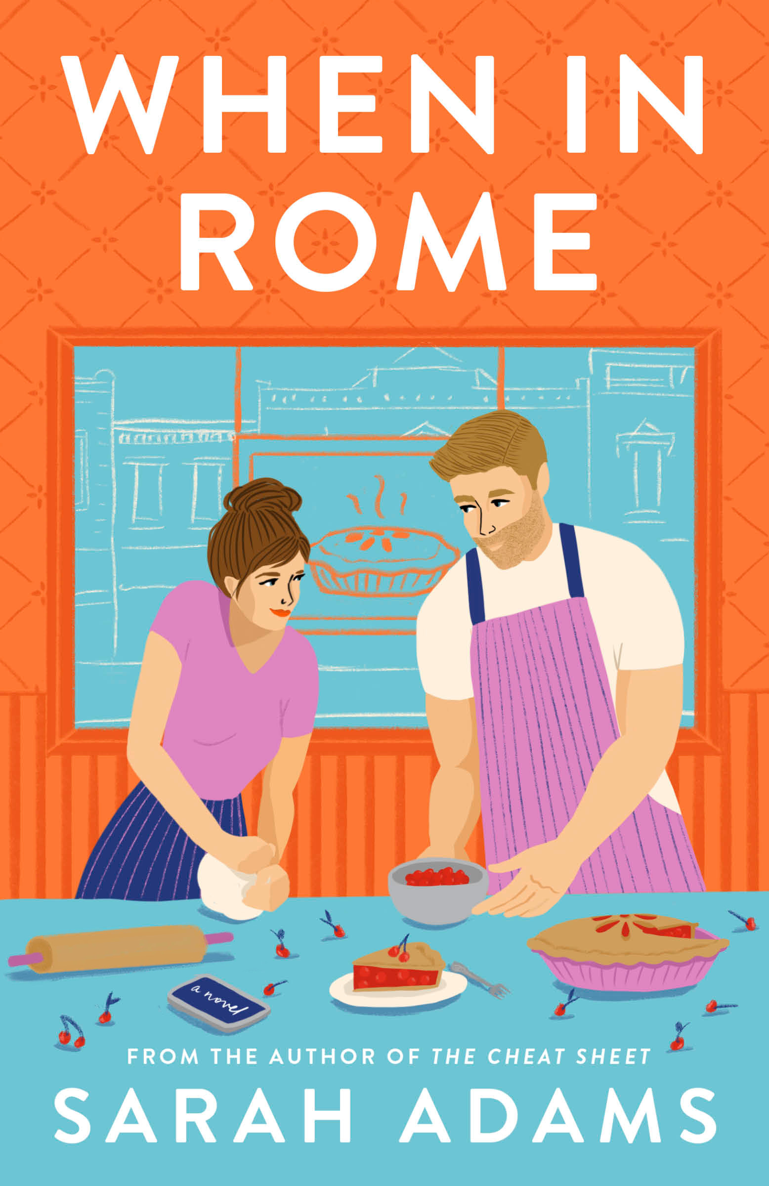 Book cover of When in Rome by Sarah Adams Book cover of When in Rome by Sarah Adams