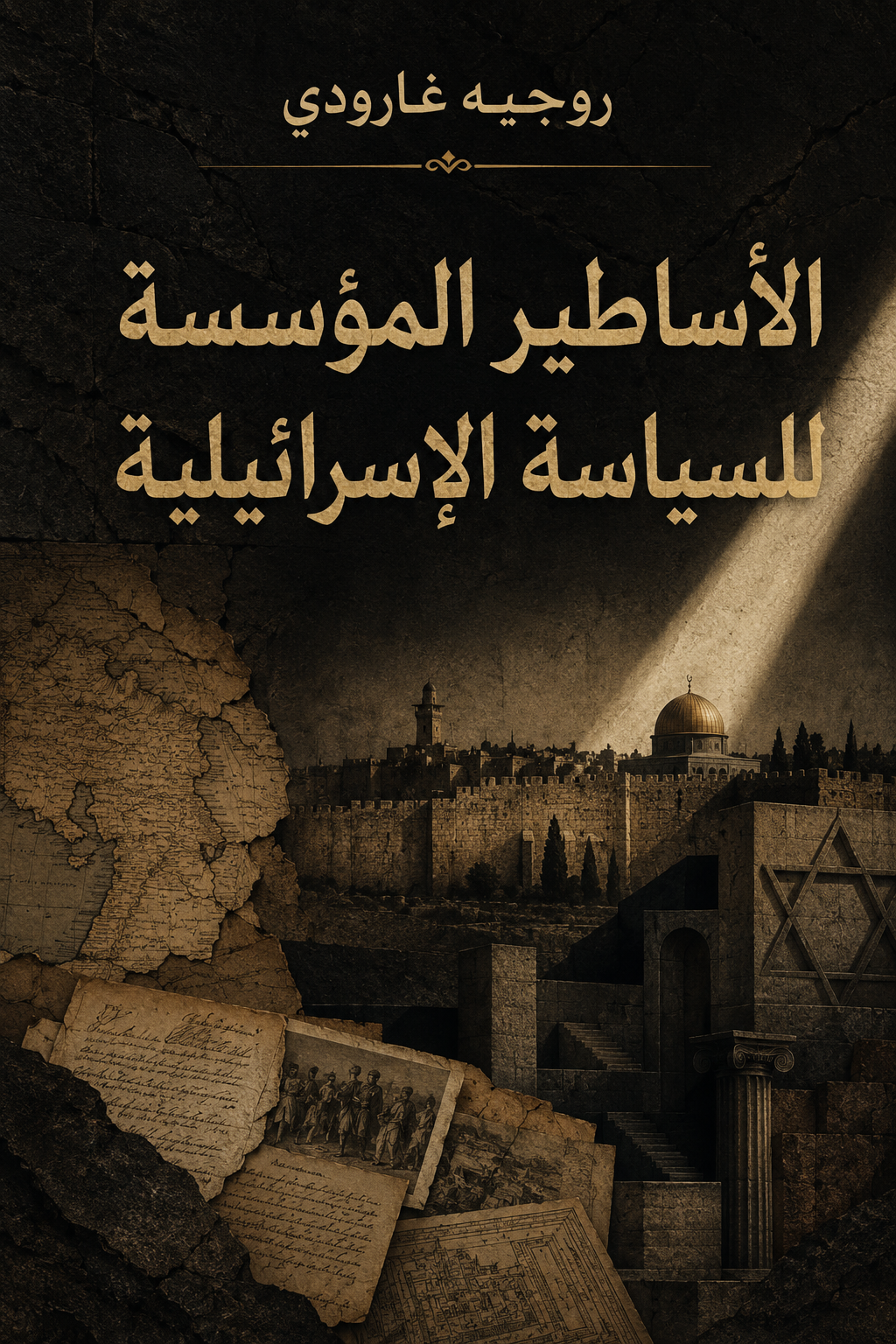 غلاف كتاب الأساطير المؤسسة للسياسة الإسرائيلية بقلم روجيه غارودي غلاف كتاب الأساطير المؤسسة للسياسة الإسرائيلية بقلم روجيه غارودي