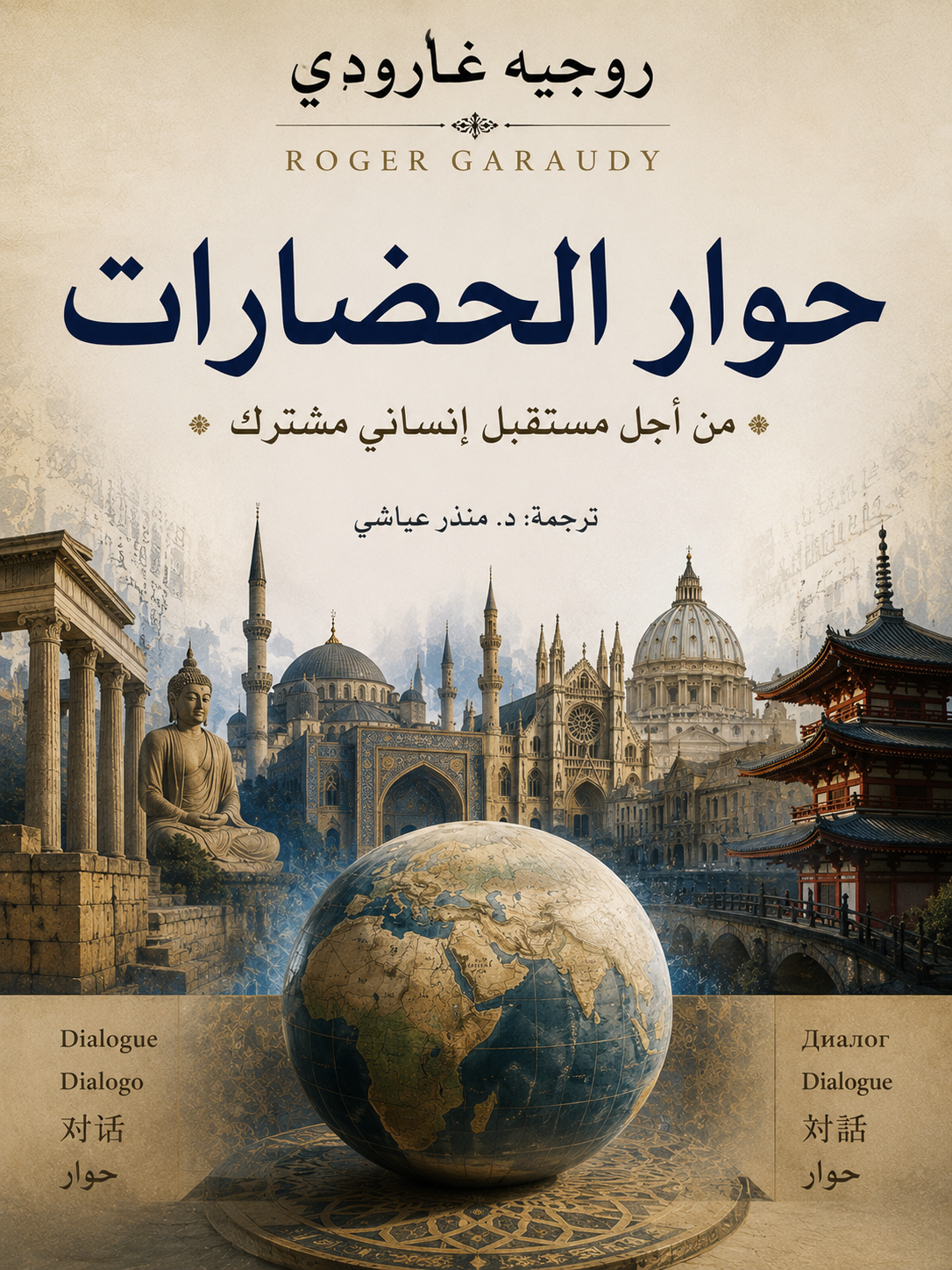 Book cover of حوار الحضارات by Roger Garaudy Book cover of حوار الحضارات by Roger Garaudy