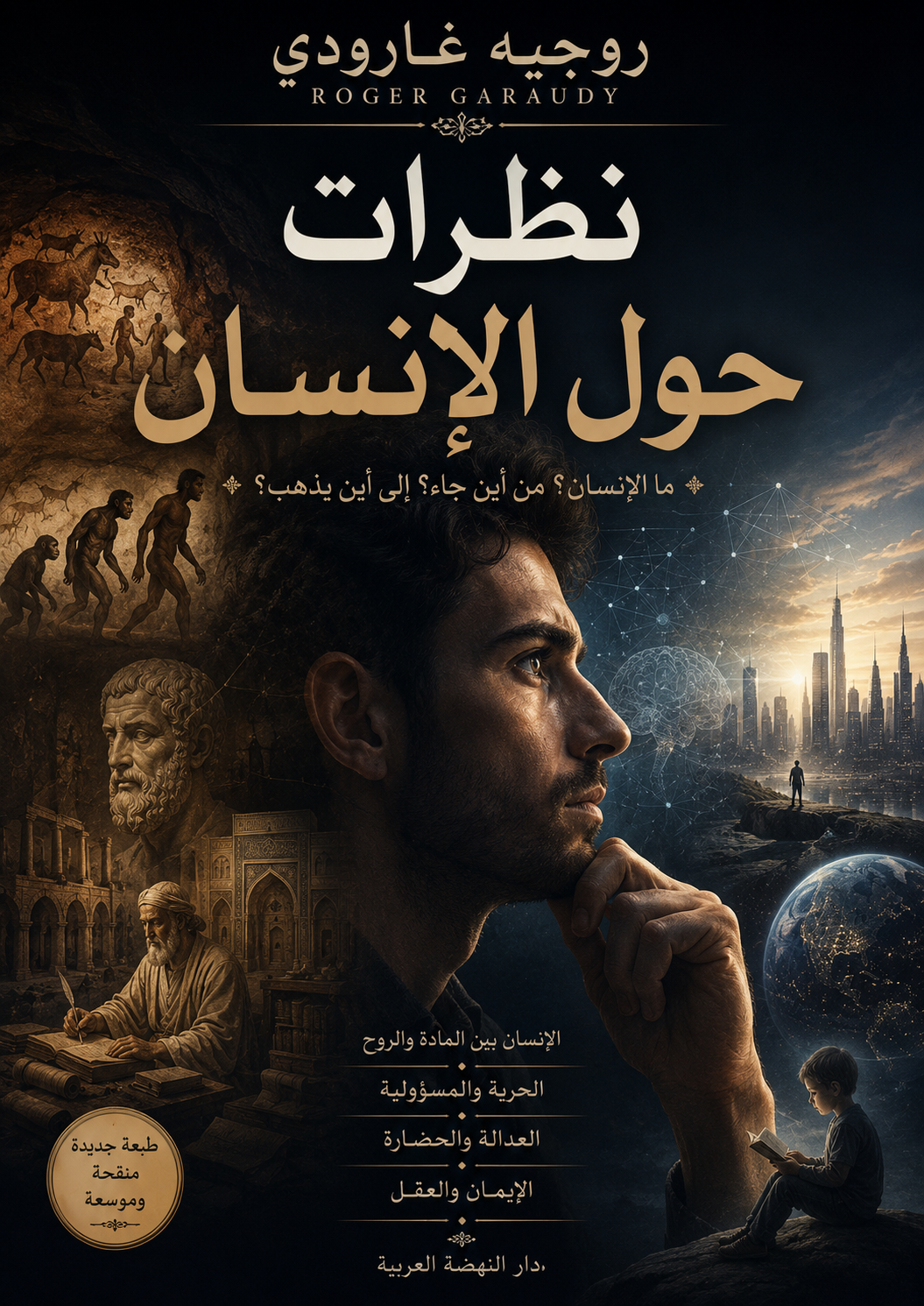 غلاف كتاب نظرات حول الإنسان بقلم روجيه غارودي غلاف كتاب نظرات حول الإنسان بقلم روجيه غارودي