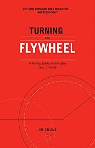 Book cover of Turning the Flywheel by Jim Collins Book cover of Turning the Flywheel by Jim Collins
