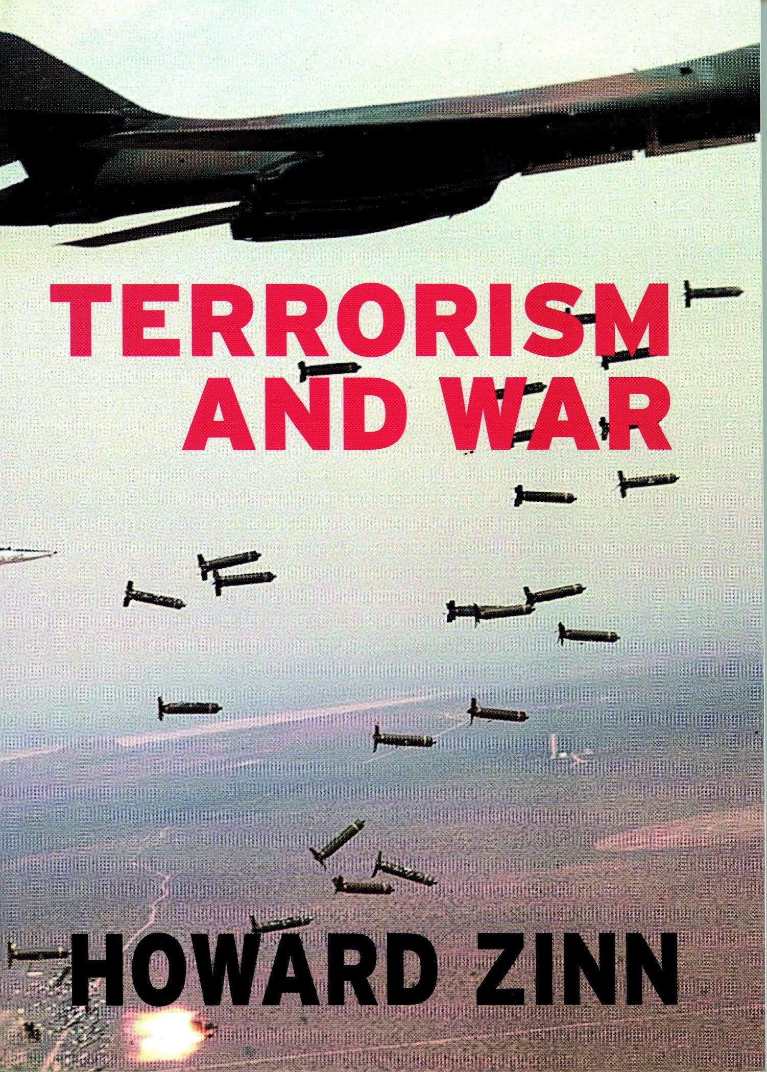 Book cover of Terrorism and War by Howard Zinn Book cover of Terrorism and War by Howard Zinn
