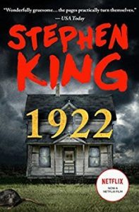 Book cover of 1922 by Stephen King Book cover of 1922 by Stephen King