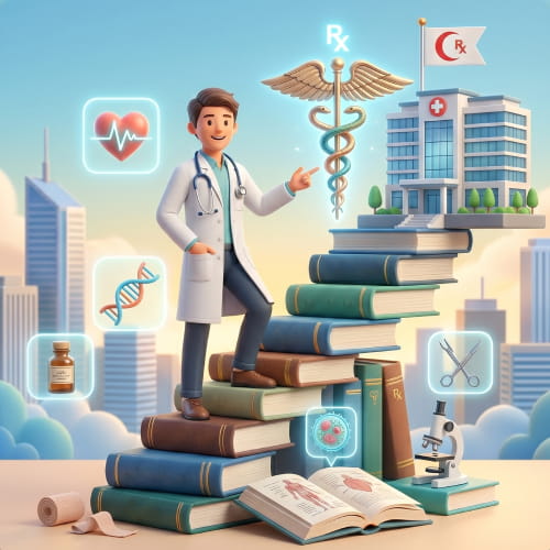 صورة تمثل قسم الطب