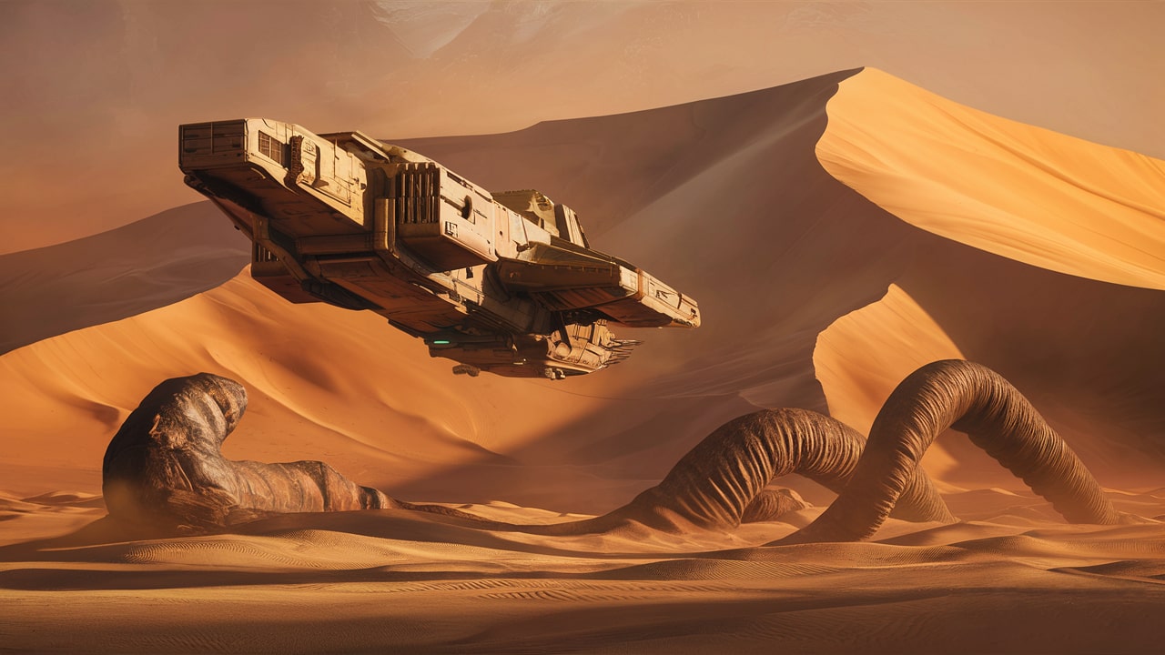 صورة خلفية لسلسلة Dune